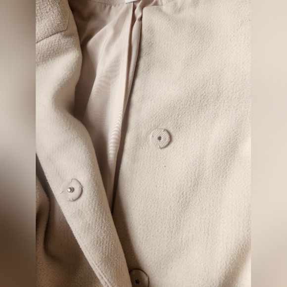 H&M Ivory Wool Coat - Picture 4 of 6
